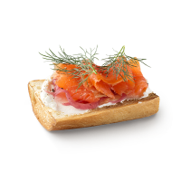 Salmon Breakfast Sandwich