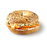 Buffalo Chicken Melt Bagel